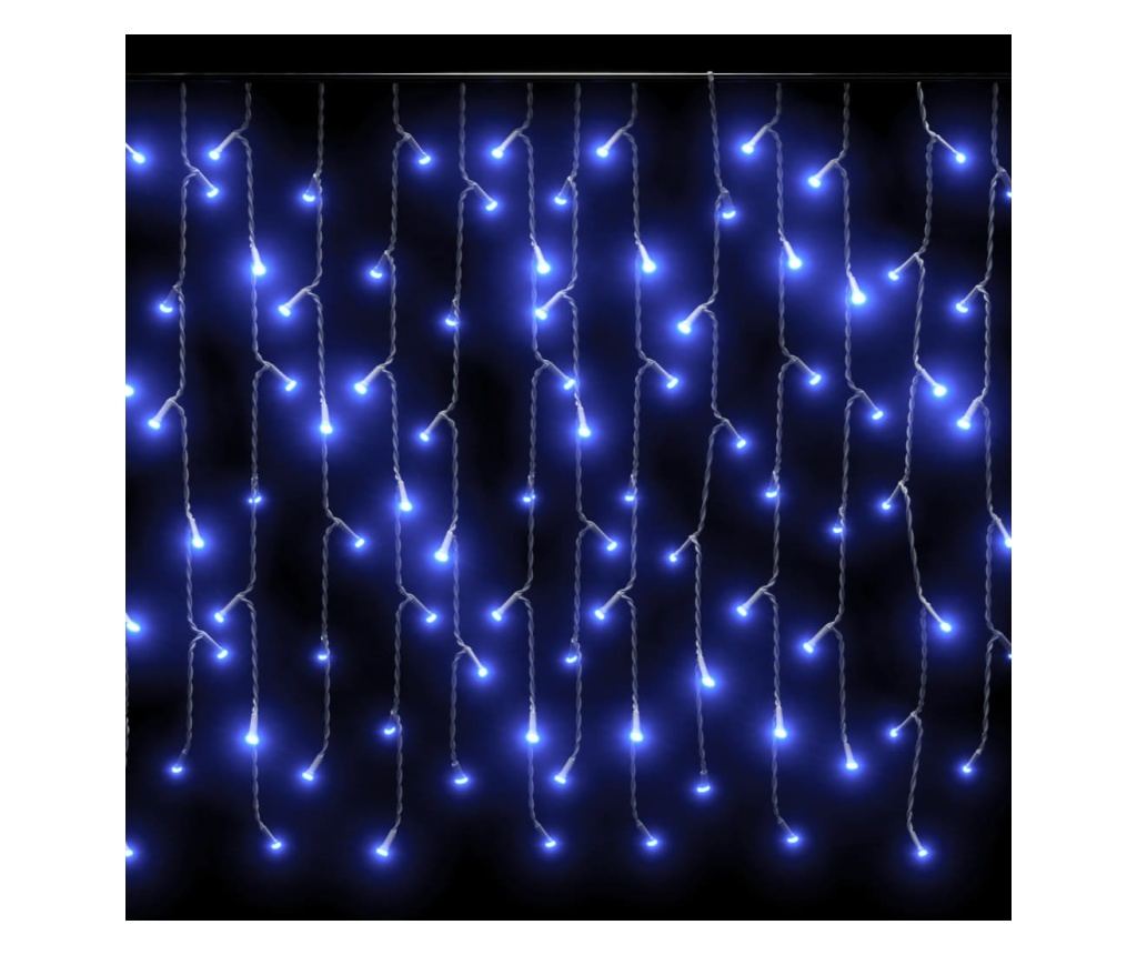 Svjetla za zavjese tipa led 400 LED plava 8 funkcija 10 m - 4