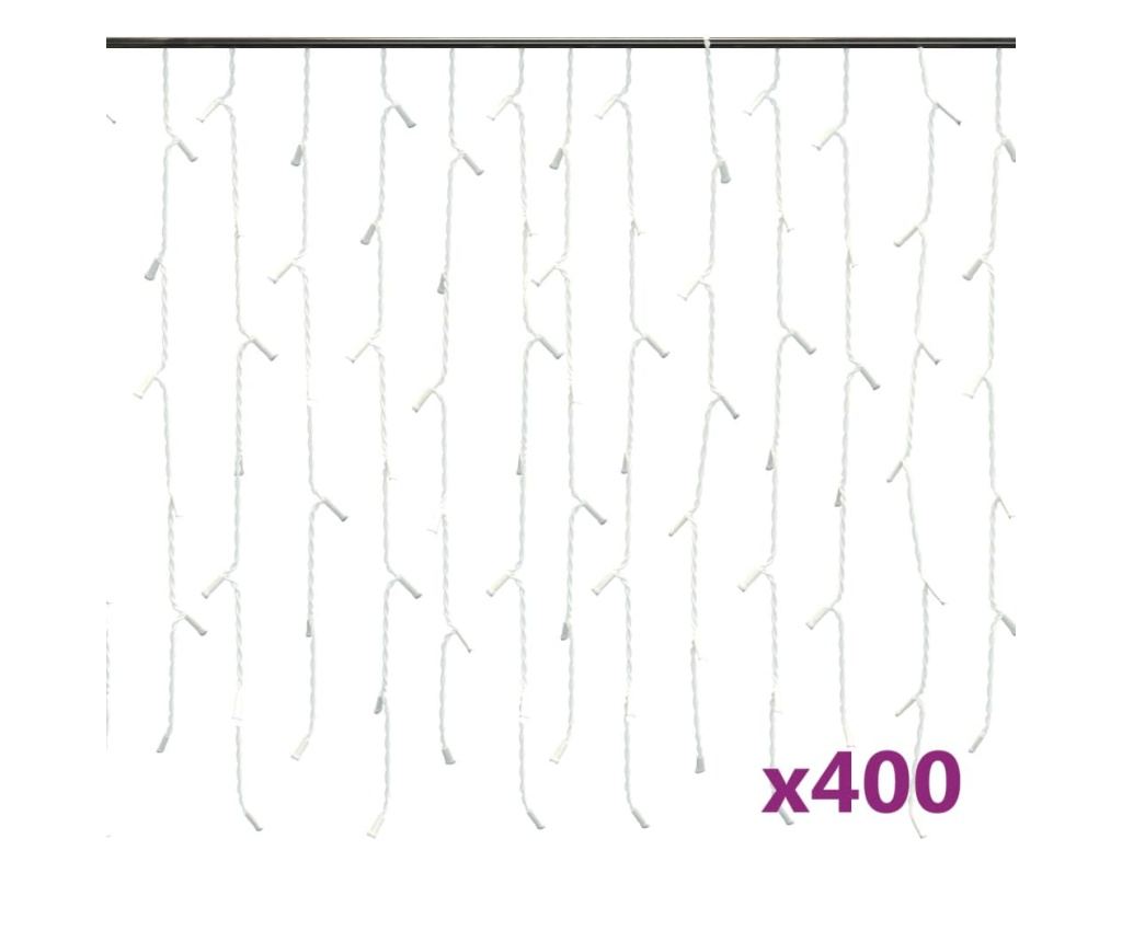 Lumini de perdea tip gheață 400 LED-uri colorate 8 funcții 10 m - 2