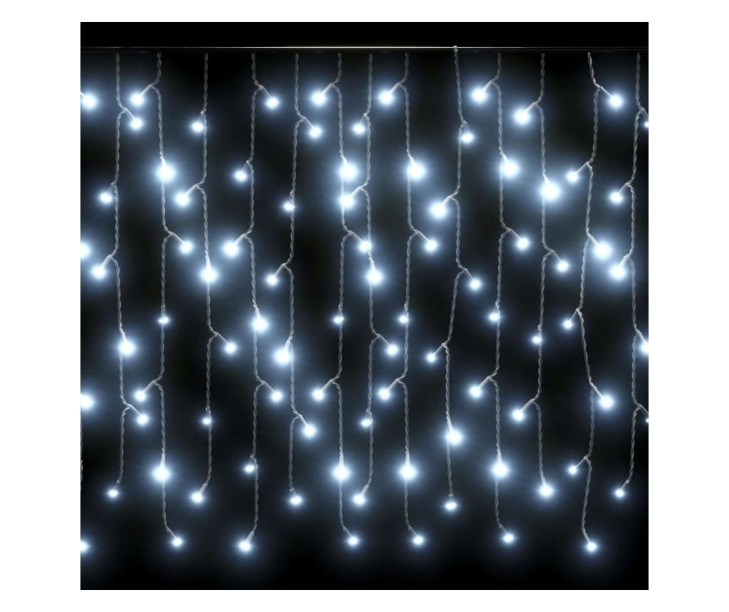 Svjetla za zavjese tipa led 400 LED-ova hladno bijela 8 funkcija 10 m - 4