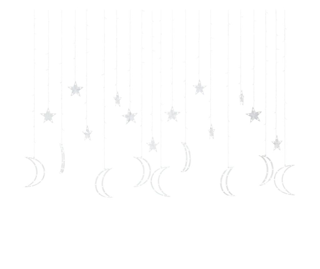 Svjetla mjeseca i zvijezda, 345 LED-ica, višebojna, s daljinskim upravljačem - 3