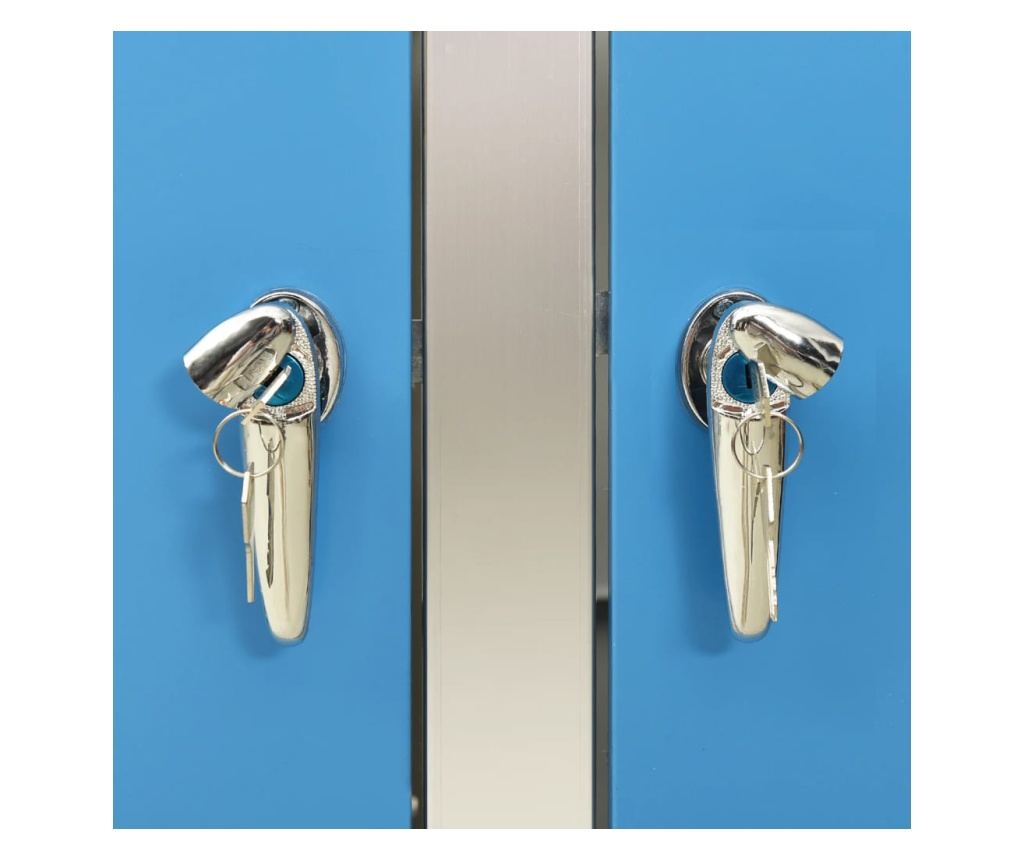 Spremište za dvije kante za smeće 138 x 77,5 x 115,5 cm čelično - 21