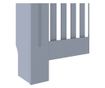 Pokrov za radijator antracit 112 x 19 x 81 cm MDF