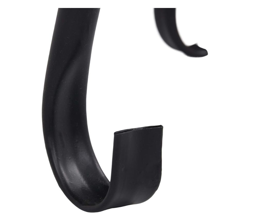 Stol s vatrom, mozaik, crno-bijeli, 68 cm, keramika - 4