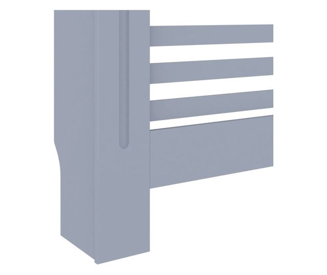Pokrov za radijator antracit 172 x 19 x 81 cm MDF