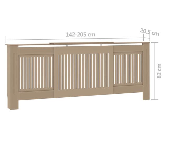 Pokrov za radijator MDF 205 cm