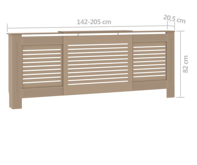 Pokrov za radijator MDF 205 cm