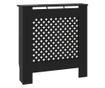 Pokrov za radijator MDF crni 78 cm
