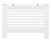 Pokrovi za radijator 2 kom bijeli 112 x 19 x 81,5 cm MDF