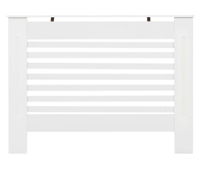 Pokrovi za radijator 2 kom bijeli 112 x 19 x 81,5 cm MDF