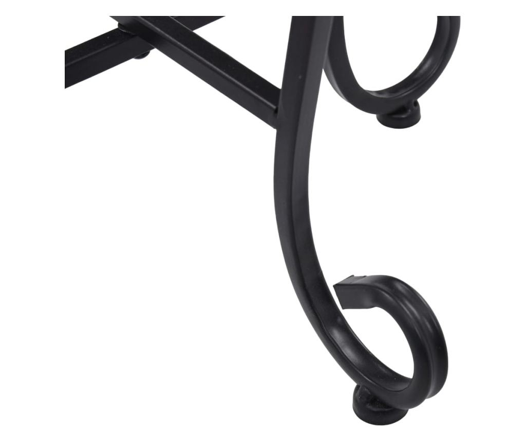 Mozaik stolovi, 3 kom., plava i bijela, keramika - 6