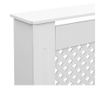 Pokrovi za radijator 2 kom bijeli 152 x 19 x 81,5 cm MDF