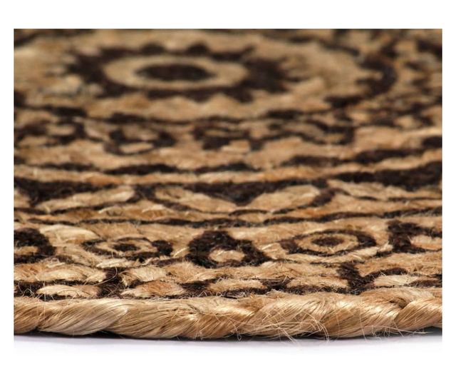 Podmetači 4 kom tamnosmeđi 38 cm okrugli od jute