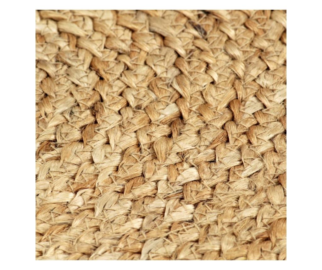 Podmetači 6 kom obični/prirodni 38 cm okrugli od jute - 3