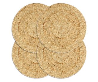 Podmetači 4 kom obični/prirodni 38 cm okrugli od jute