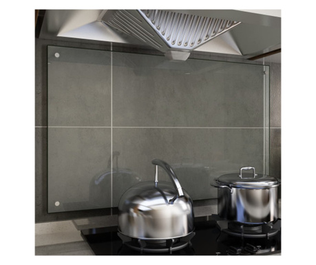 Panou antistropi bucătărie transparent 100x60cm sticlă securiz.