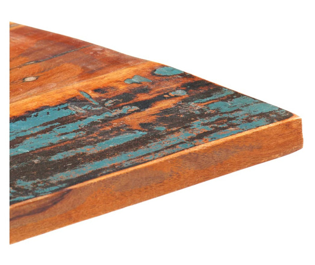 Blat masă dreptunghiular 60x70 cm lemn masiv reciclat 25-27 mm