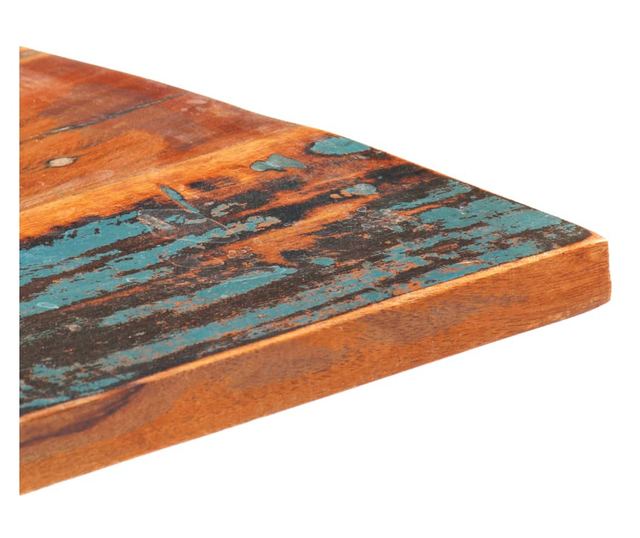 Blat masă dreptunghiular 60x80 cm lemn masiv reciclat 25-27 mm