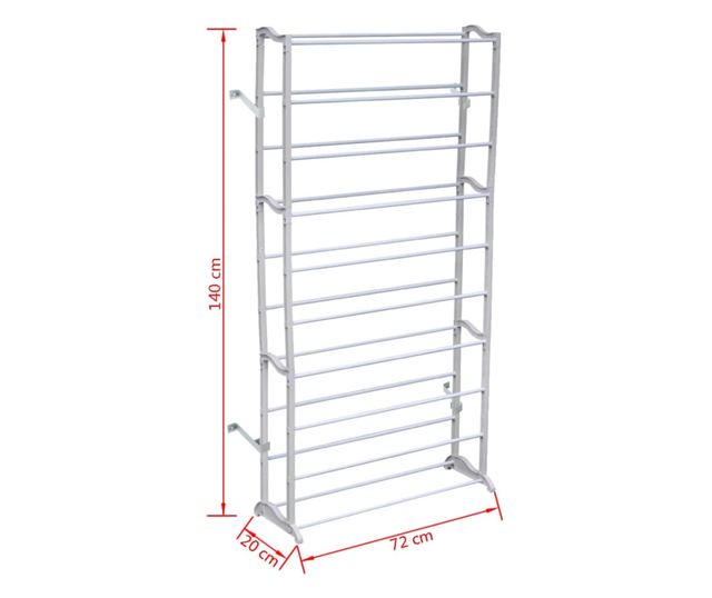 Organizator pantofi cu 10 rafturi