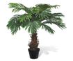Umjetna palma Cycas s prirodnim izgledom i loncem 80 cm thumbnail 1