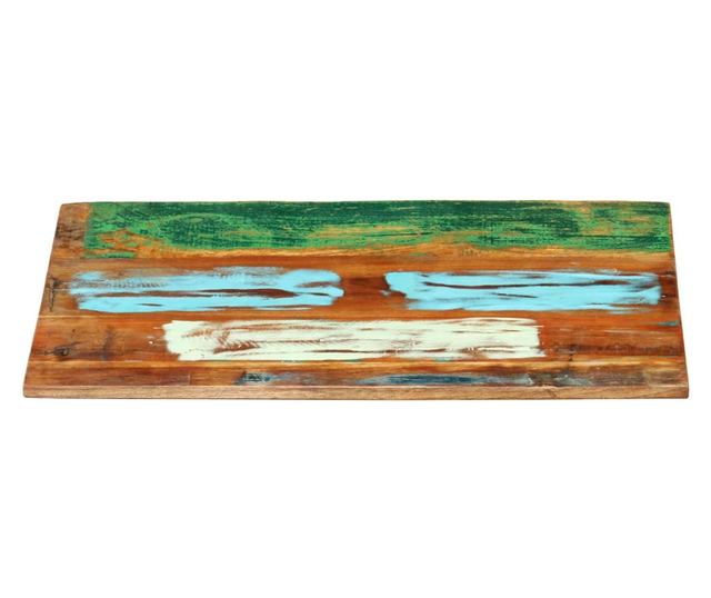 Blat masa dreptunghiular 60x90 cm lemn masiv reciclat 25-27 mm
