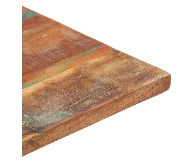 Blat masa dreptunghiular 70x90 cm lemn masiv reciclat 15-16 mm