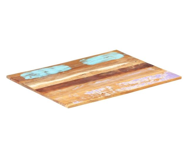 Blat masa dreptunghiular 70x90 cm lemn masiv reciclat 15-16 mm