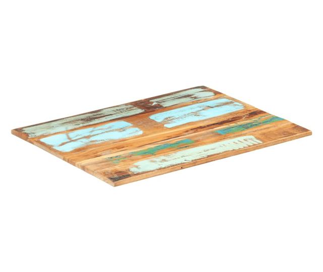 Blat masa dreptunghiular 70x90 cm lemn masiv reciclat 15-16 mm