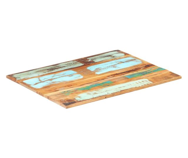 Blat masa dreptunghiular 60x70 cm lemn masiv reciclat 15-16 mm