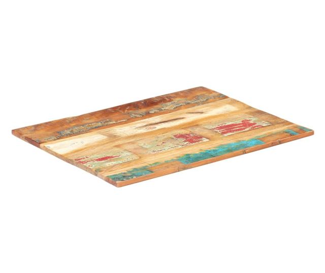 Blat masa dreptunghiular 60x70 cm lemn masiv reciclat 15-16 mm