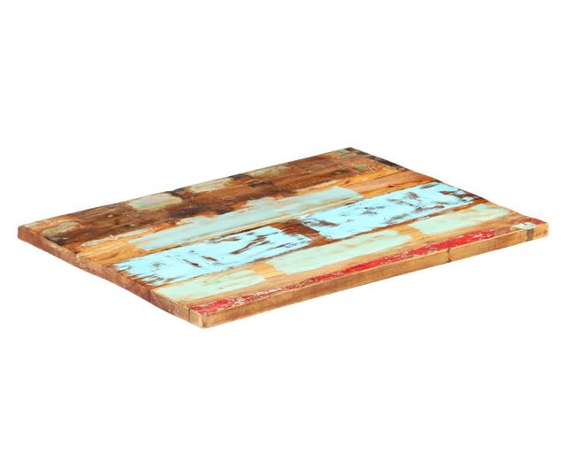 Blat masa dreptunghiular 70x80 cm lemn masiv reciclat 25-27 mm