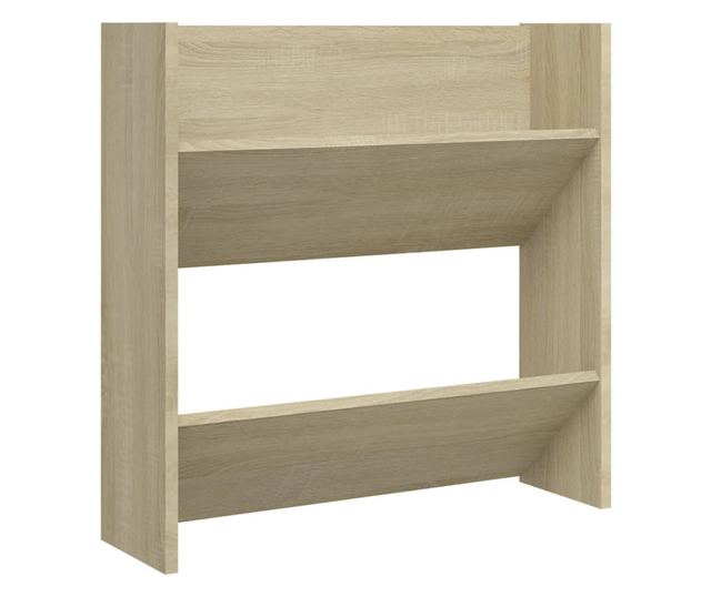 Pantofar de perete, stejar Sonoma, 60x18x60 cm, PAL