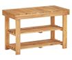 Pantofar, 70 x 32 x 46 cm, lemn masiv de acacia