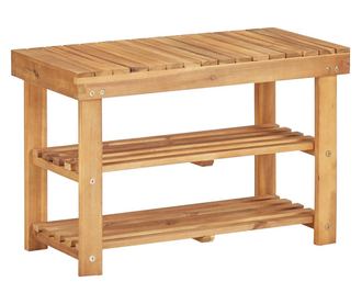 Pantofar, 70 x 32 x 46 cm, lemn masiv de acacia