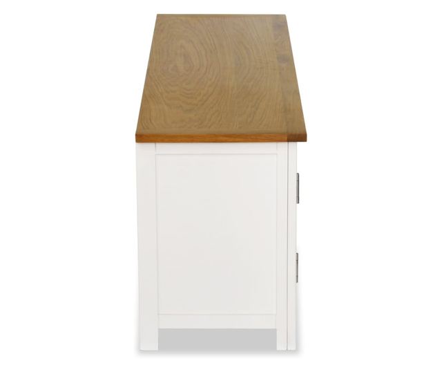 TV komoda, 120 x 35 x 48 cm, masivno hrastovo drvo