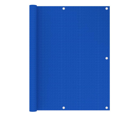 Balkonsko platno modro 120x400 cm HDPE