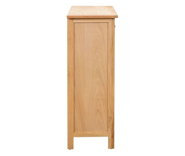 Dulap de vinuri, 72 x 32 x 90 cm, lemn masiv de stejar