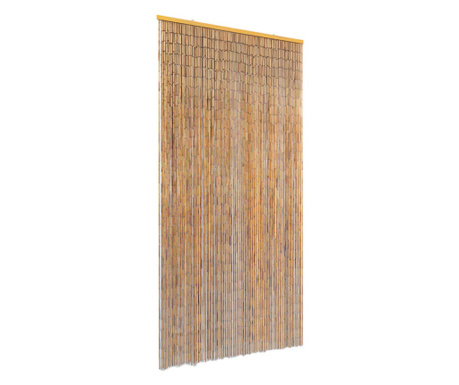 Perdea de usa pentru insecte, bambus, 90x220 cm