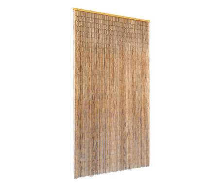 Завеса за врата против насекоми, бамбук, 100x220 cм