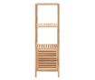 Dulap depozitare baie, 39,5x35,5x123 cm, lemn de nuc masiv