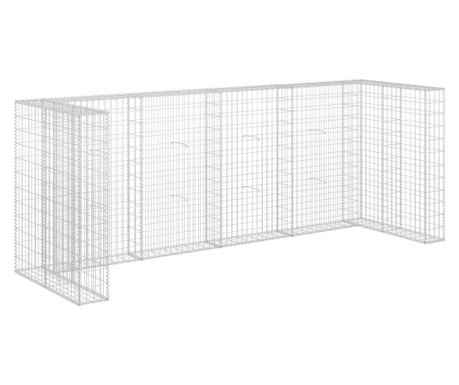Габионна стена за контейнери поцинкована стомана 320x100x120 см