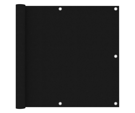 Balkonsko platno črno 90x300 cm oksford blago