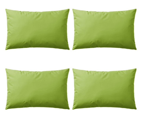 Vrtni jastuci 4 kom 60 x 40 cm zeleni