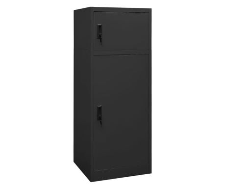 Omara za sedlo antracit 53x53x140 cm jeklo 