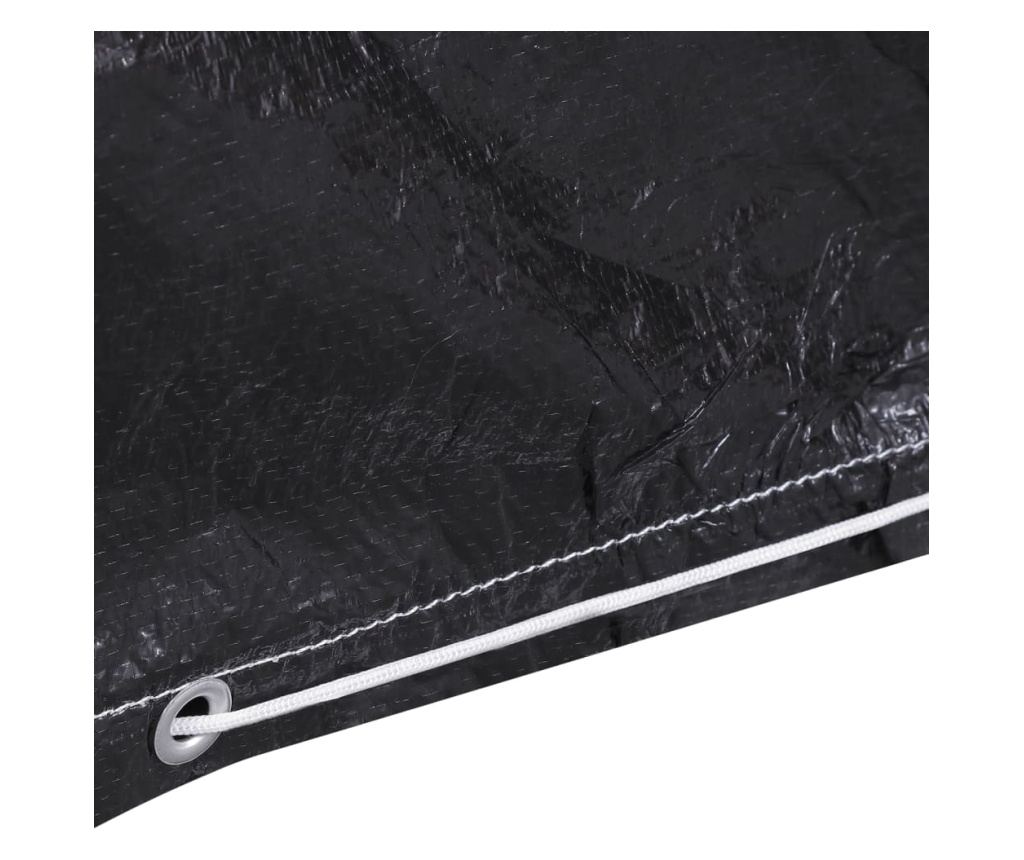 Калъфи за градински мебели 2 бр ъглови 12 капси 250x250x90 см - 6