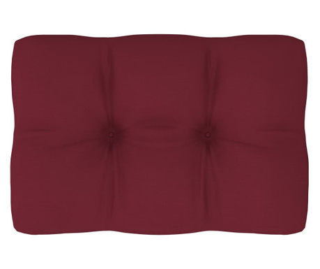 Jastuk za palete boja vina 60 x 40 x 12 cm od tkanine