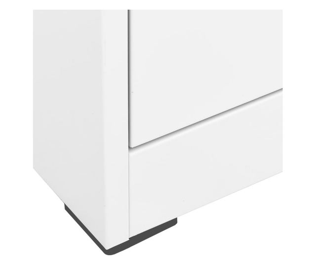 Ormarić za spise bijeli 46 x 62 x 102,5 cm čelični