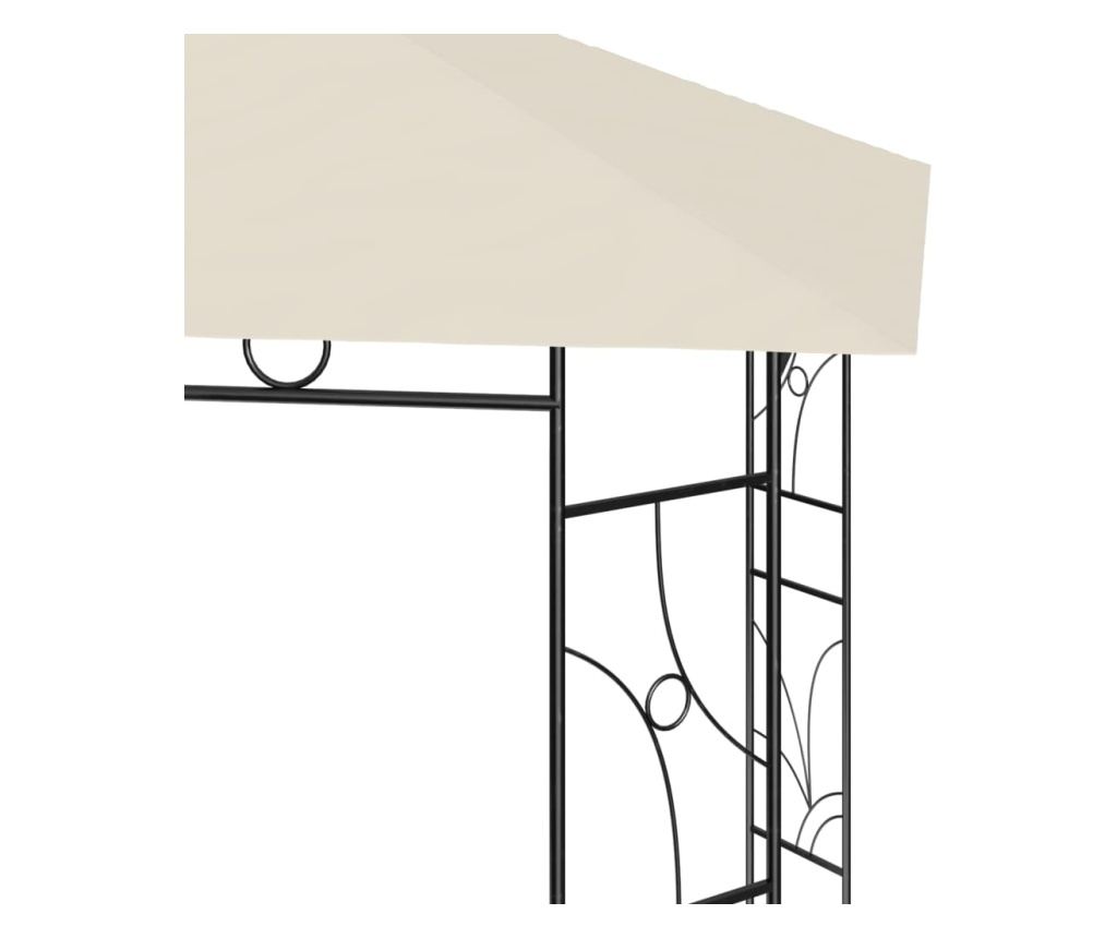 Павилион, кремав, 4x3x2,7 м, 160 г/м² - 4