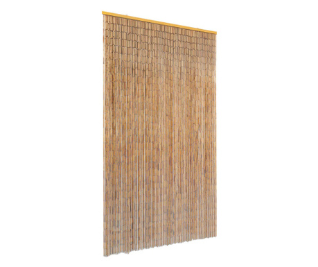 Perdea de usa pentru insecte, bambus, 120x220 cm