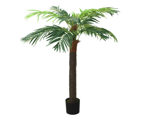 Planta artificiala palmier phoenix cu ghiveci, verde, 190 cm