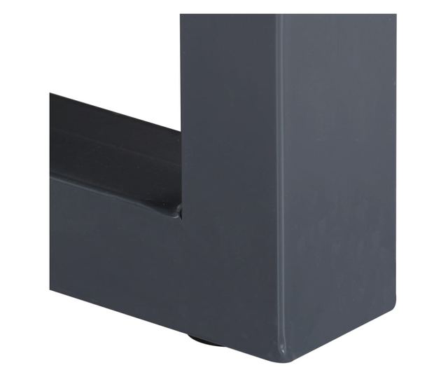 Stolić za kavu, sive prirodne rubove, 60x60x40 cm, masivno drvo akacije